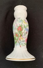 Aynsley 'Wild Tudor' candlestick : bone china : 15 cm tall