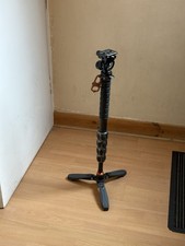 Three legged thing Carbonfibre  Monopod DSLR + Sirui head-folding feet 