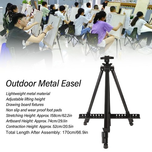 Metal tripod easel ferroalloy - metal,