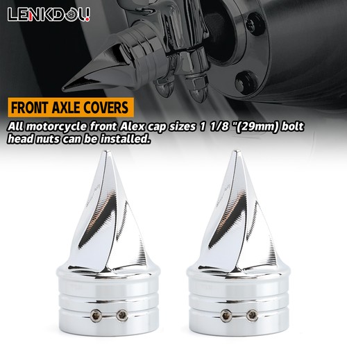 Pair chrome front - pair, axle