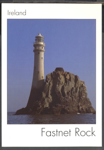 Modern postcard fastnet rock - modern, postcard: