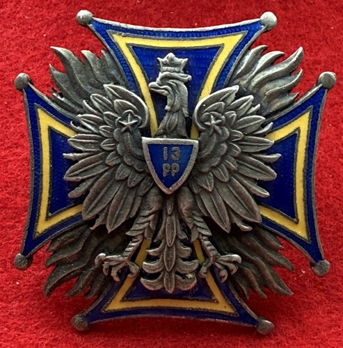 Poland badge 13th infantry - poland,