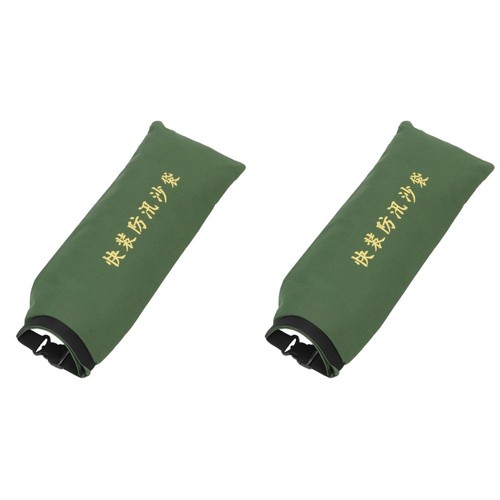 Canvas flood barrier - canvas, sandbags