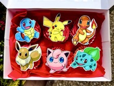 6 Pre Cut Pokemon Edible