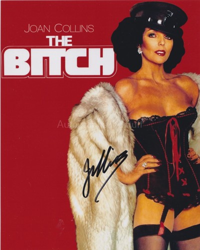 Joan collins hand signed 8x10 - joan,