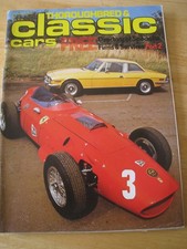 CLASSIC CARS NOV 1979 CAR CARE