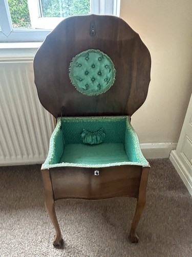 Old sewing side table - sewing,