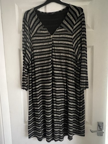 Ladies longline black grey - ladies,