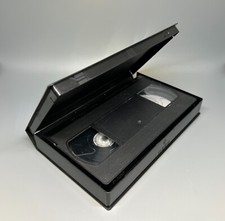 2 BLACK VHS CASE VIDEO BOX
