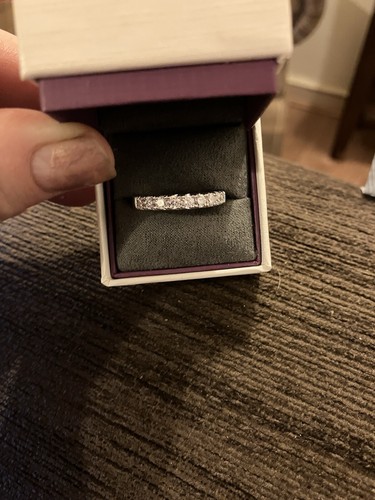 Platinum half eternity diamond - eternity,