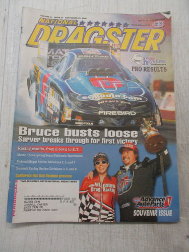 National dragster magazine - national,
