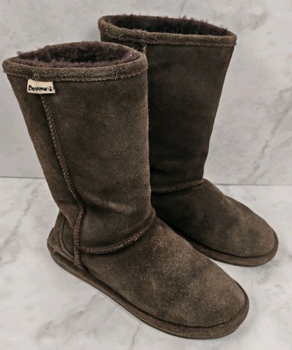 Bearpaw womens brown suede - bearpaw,