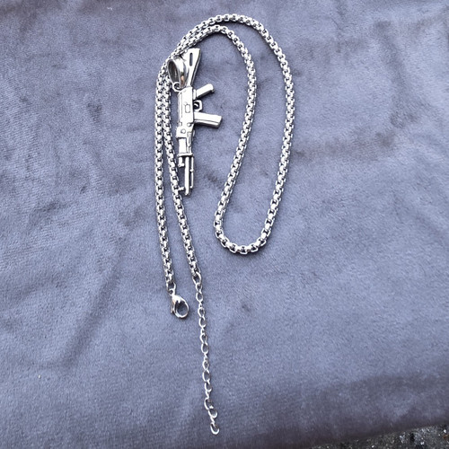 Inox curb link chain - curb,
