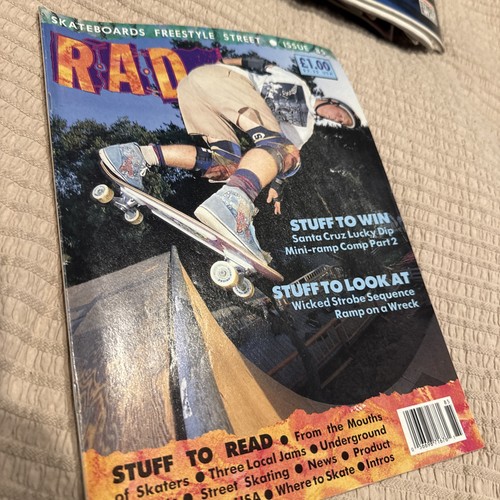 Rad skateboard magazine issue - skateboard,