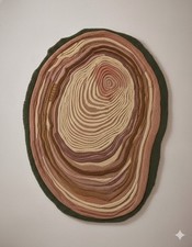 Large Hand-Tufted Organic