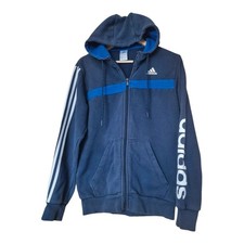 Adidas 2015 navy/blue/white zip hoodie SZ small see description
