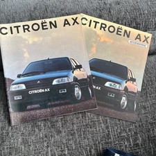 Citroen AX Car Brochure And Accessories Guide - Aug 1991 - Includes GT And GTi