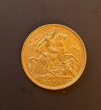 1908 KEVII 22k gold sovereign