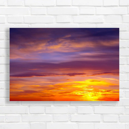 Vibrant sunset landscape - vibrant,