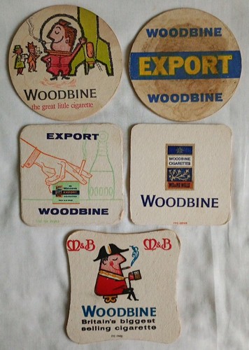 Woodbine branded vintage beer - branded,