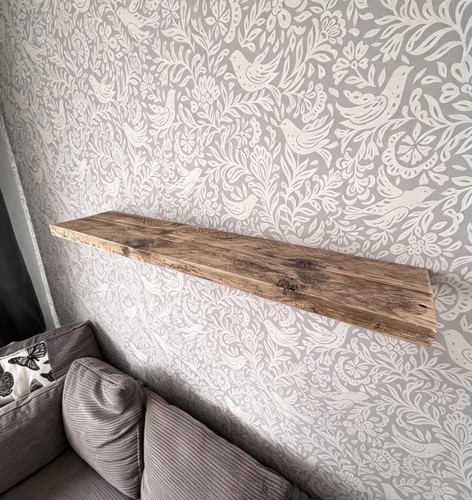 Reclaimed scaffold board shelf - reclaimed,