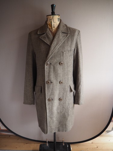 Ringspun overcoat mens size - size, l