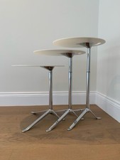 x2 Fritz Hansen Little Friend Height Adjustable Side/Laptop/Coffee Tables