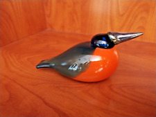 Hand Blown iittala Toikka Kingfisher - 2010 Limited Edition Bird