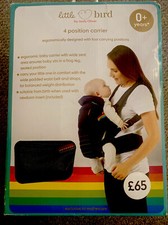 Little Bird by Jools Oliver 4 Position Carrier Suitable From Birth, New rrp£65