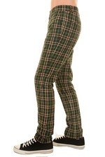 Men's Vintage Retro Mod Plaid
