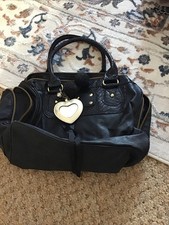 Medium Black Handbag Snakeskin