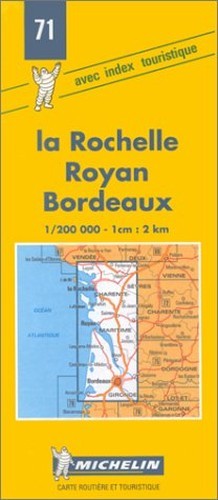Michelin map rochelle - michelin, 71