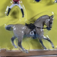 Breyer Horses 5204 Dappled Grey G2 Warmblood English Tack Rider Set Stablemates
