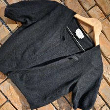 Next, Black knitted Angora