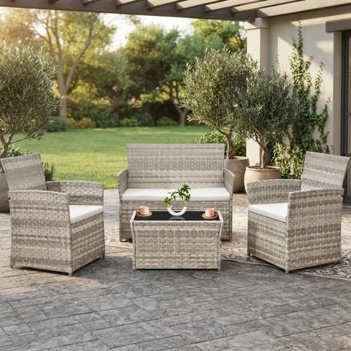 Stylish rattan garden - 4-pc,