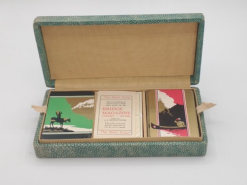 Vintage bridge set complete - bridge,