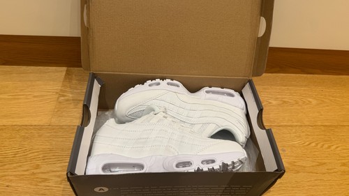 White nike airmax 95s - airmax, with