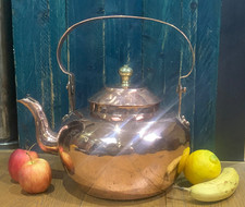 Huge Antique Copper Hammered