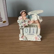 FAIRY DATE CHANGER DESK CALENDAR REGENCY FINE ARTS GIFT CUBE BLOCKS *Boxed*