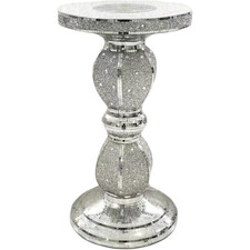 H60cm Silver Side Table