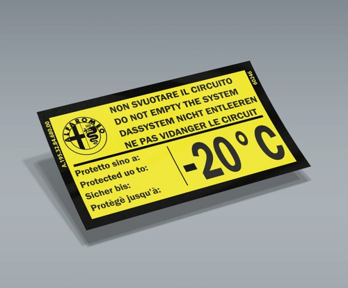 Antifreeze sticker 20th - antifreeze,