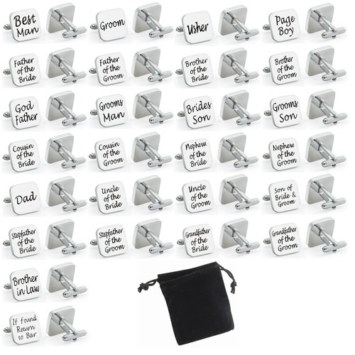Men wedding cufflinks - men's,