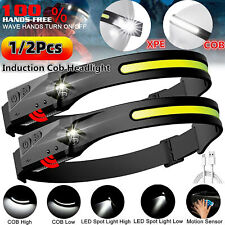2PCS LED Headlamp Motion