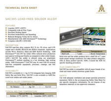 0.5mm Lead Free Solder SAC305
