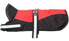 2 In 1 Dog Coat - Red & Black