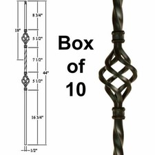 Double Basket Stair Iron