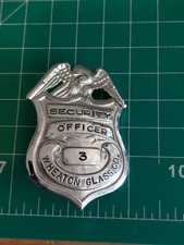 Vintage Security Officer Guard