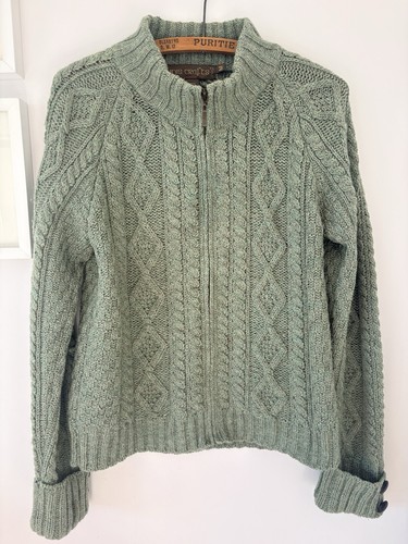 Inis crafts green - green, aran