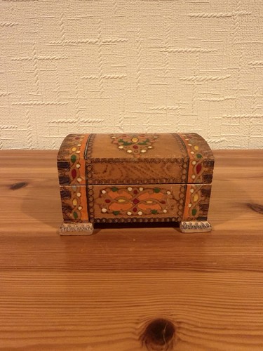 Vintage hand painted - hand, wooden