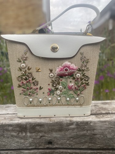 Vintage 1960 jewel flower - vintage,